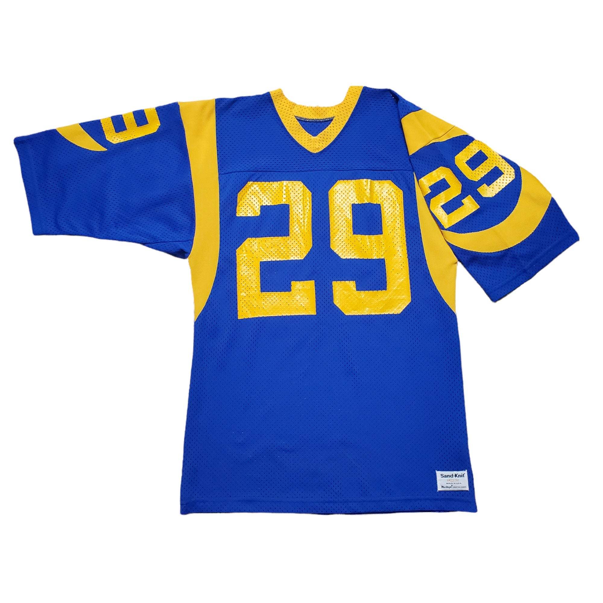 80's Eric Dickerson Los Angeles Rams Sandknit NFL Jersey Size Large – Rare  VNTG