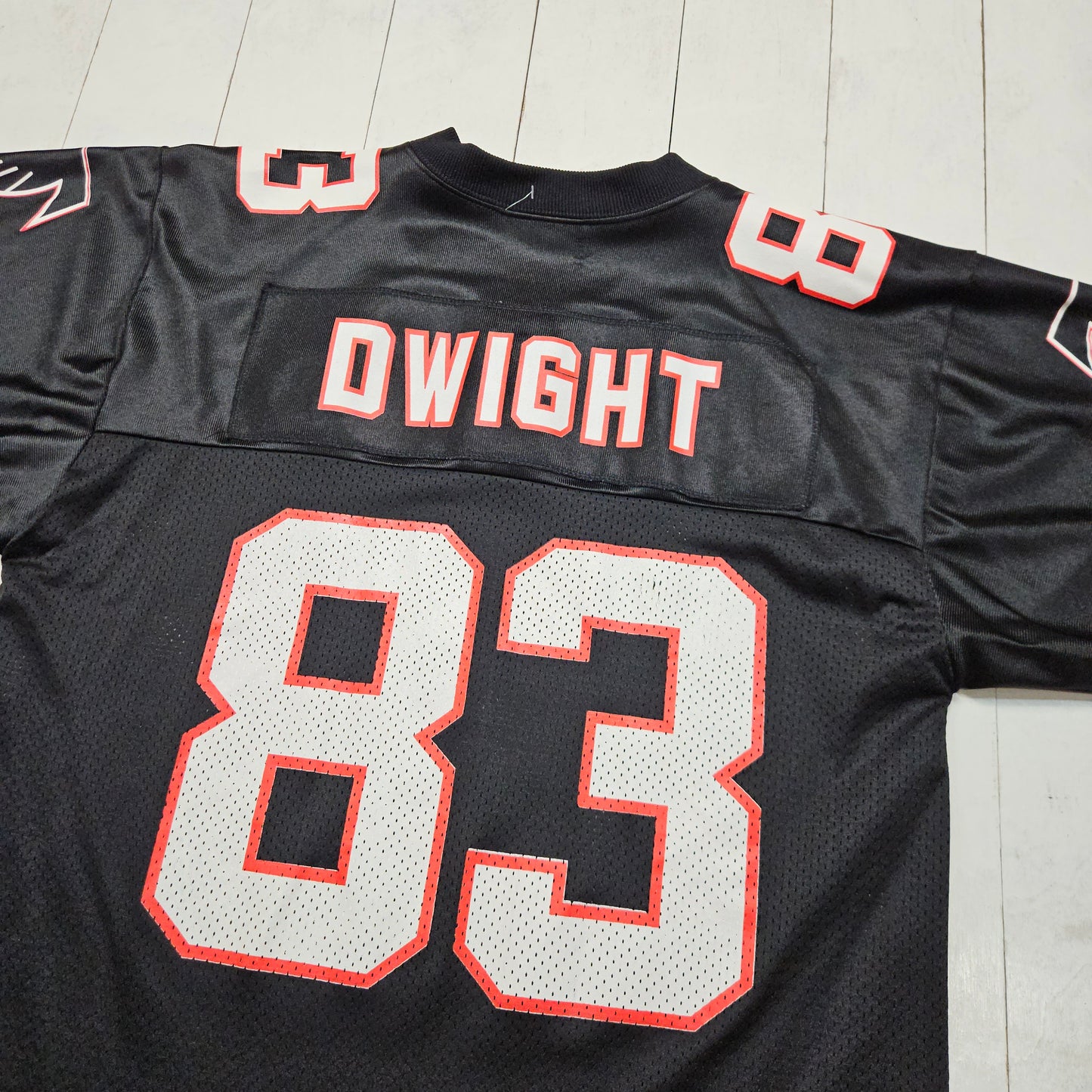 1990s Puma Black Tim Dwight 83 Atlanta Falcons NFL Football Jersey Size M/L