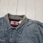 2000s Y2K Bugle Boy Fleece Lined Denim Jacket Size L