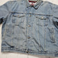 2000s Y2K Bugle Boy Fleece Lined Denim Jacket Size L