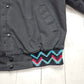 1980s West Ark Southwestern Aztec Style Bomber Jacket Made in USA Size L