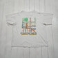 1980s New York City Manhattan Subway Print Souvenir T-Shirt Size M/L