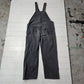 2000s Y2K Carhartt Faded Black Double Knee Overalls Size 43x29