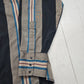 1980s/1990s Wrangler Striped Extra Long Tails Snap Closure Western Shirt Size XL