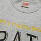 1990s 1994 Team Rate Long Gone MLB Cooperstown Collection Pittsburgh Pirates 1960 Championship 3/4 Sleeve T-Shirt Made in USA Size L