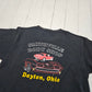 1990s Jerzees Smithville Body Shop Dayton Ohio Corvette Stingray Print Pocket T-Shirt Made in USA Size L