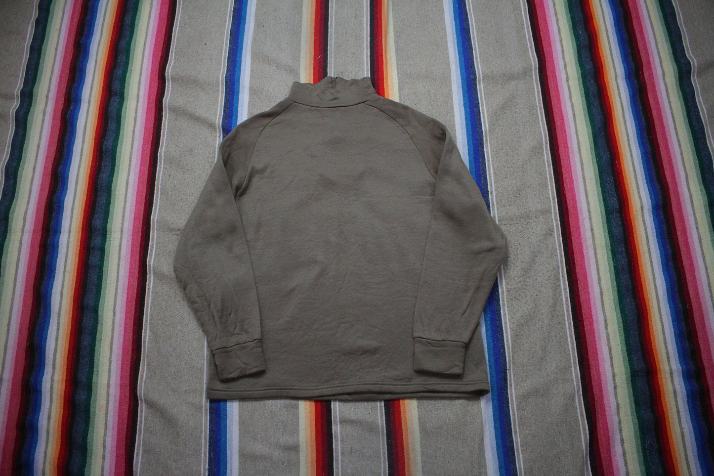 2000s US Military Cold Weather 1/4 Zip Polypropylene Undershirt Size L/XL