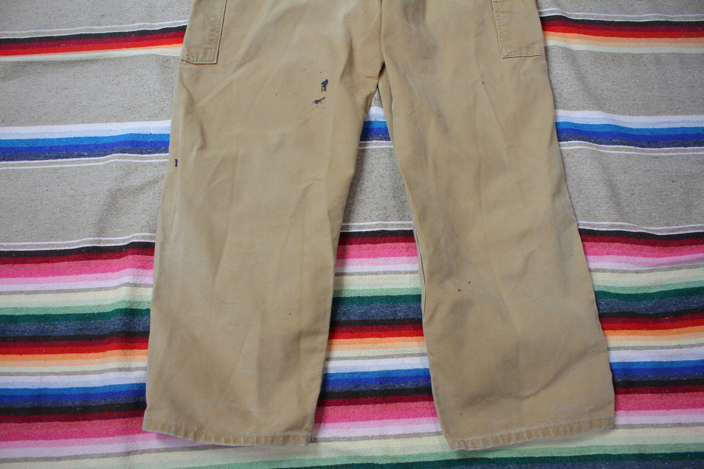 2010s Carharrt Double Knee Overalls Made in USA Size 44x30