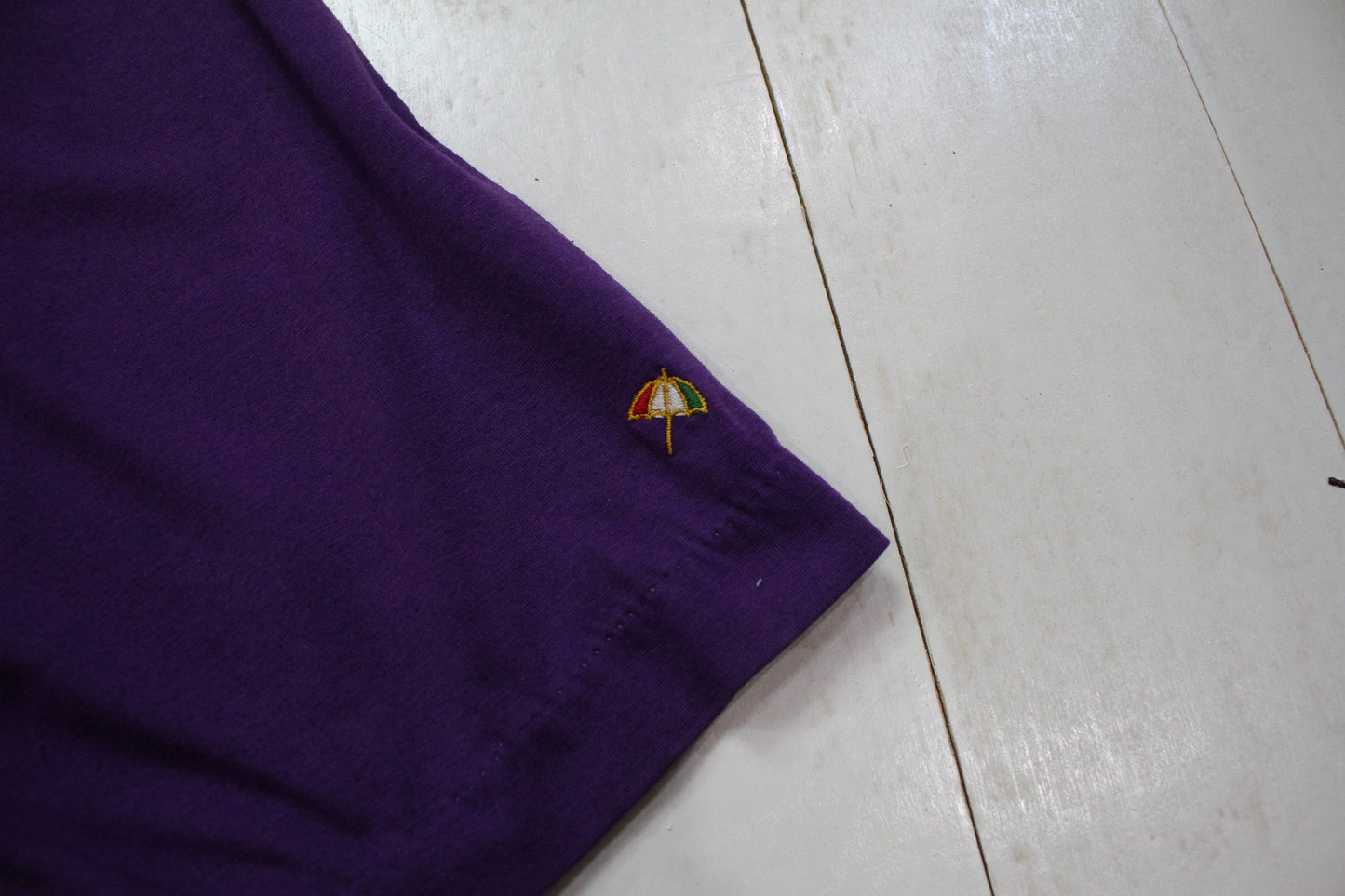 1980s/1990s Arnold Palmer Purple Pocket Polo Shirt Size M