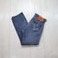 2010s Levi's 501 Faded Blue Denim Jeans Size 30x28