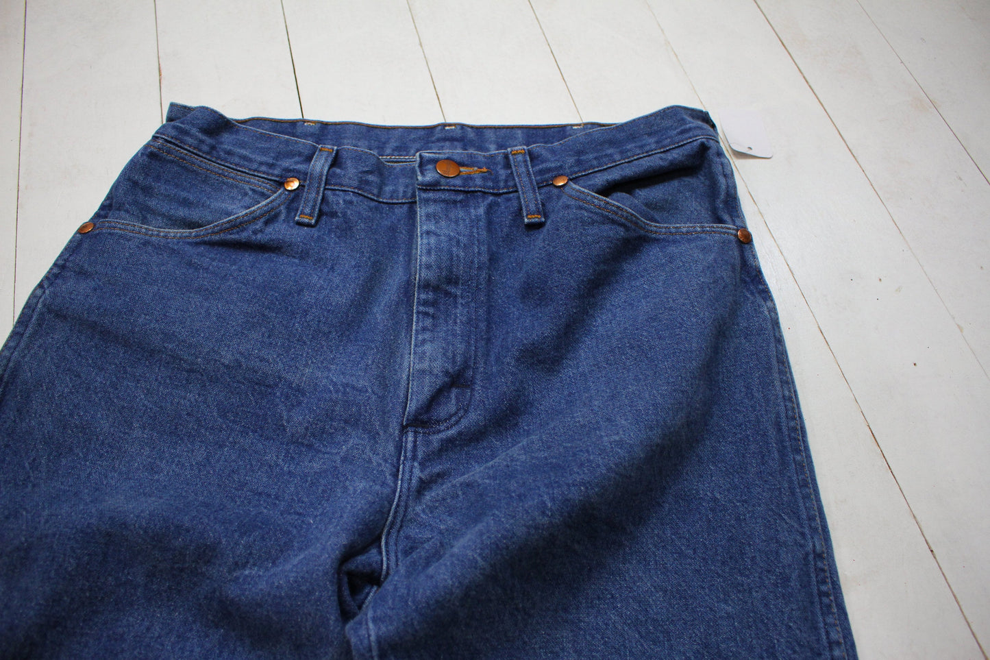2000s Wrangler 13MWZ Blue Denim Jeans Size 31x28.5