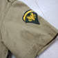 1950s US Military Shortsleeve Twill Khaki Uniform Shirt Size M