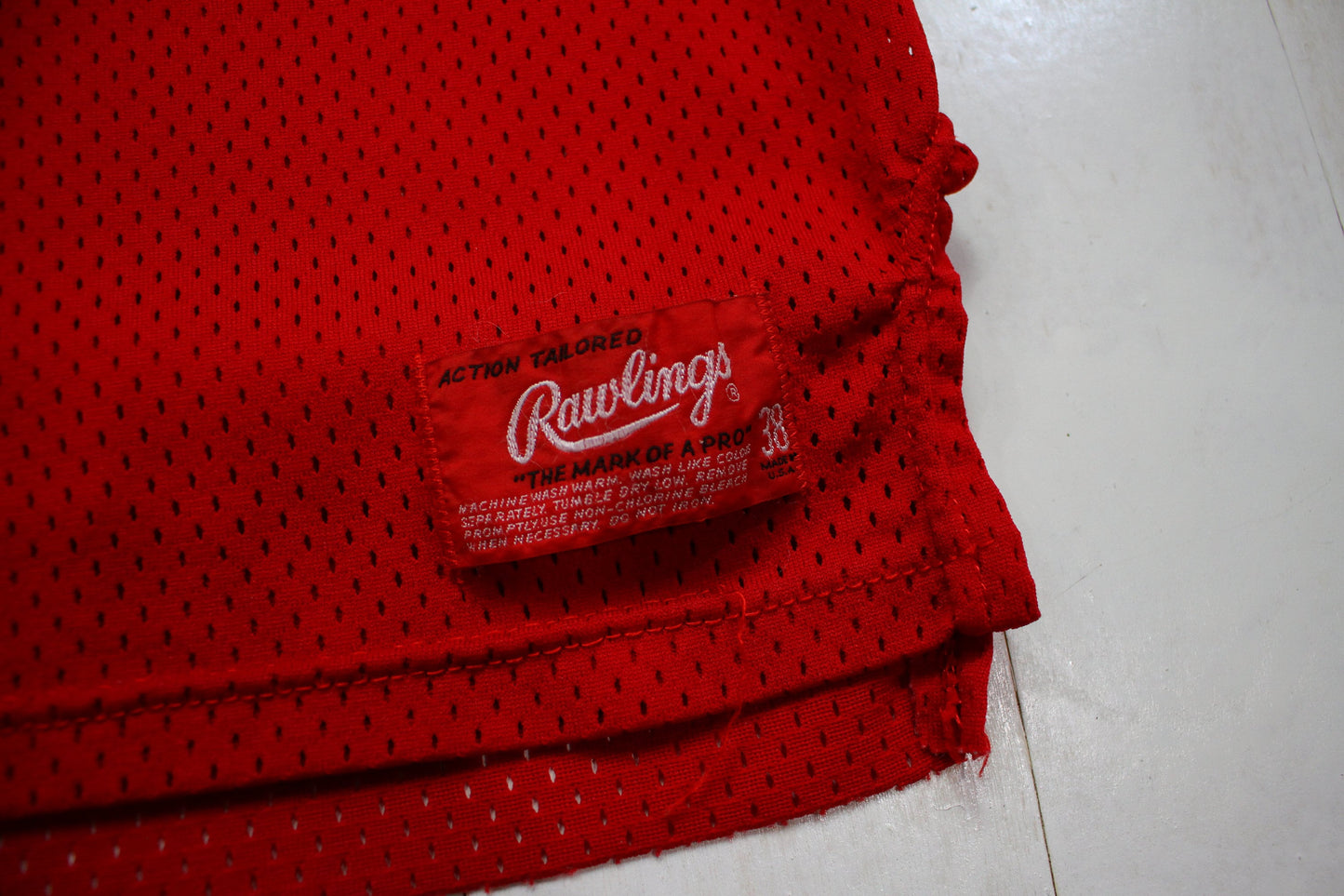 1980s Rawlings Muscatine Iowa 11 Basketball Jersey Made in Canada Size S