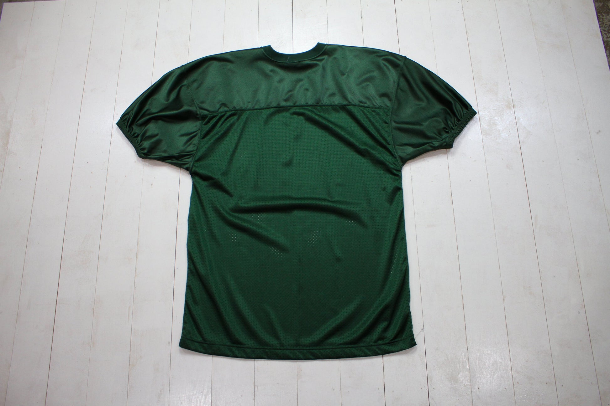 1990s Don Alleson Blank Green Football Jersey Size L