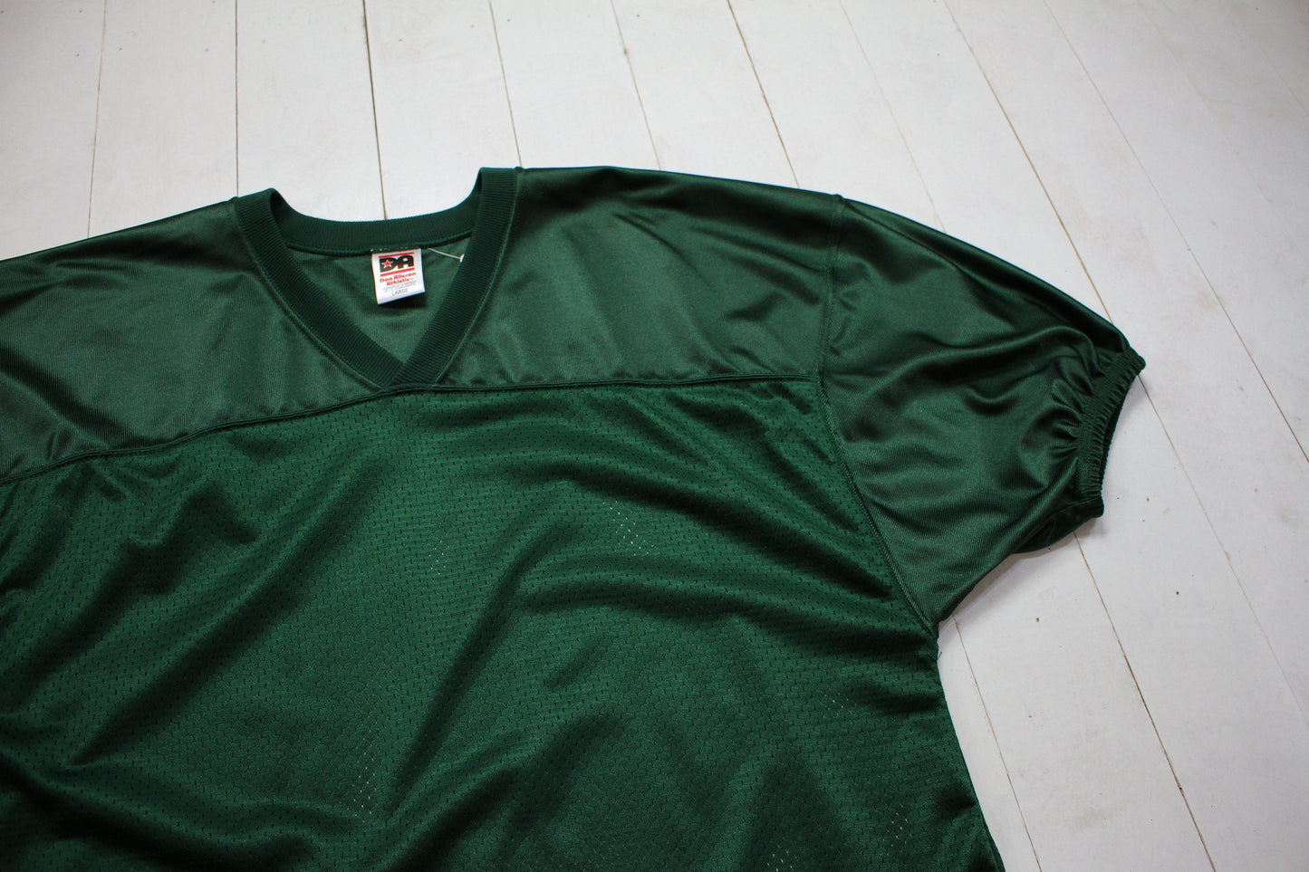 1990s Don Alleson Blank Green Football Jersey Size L