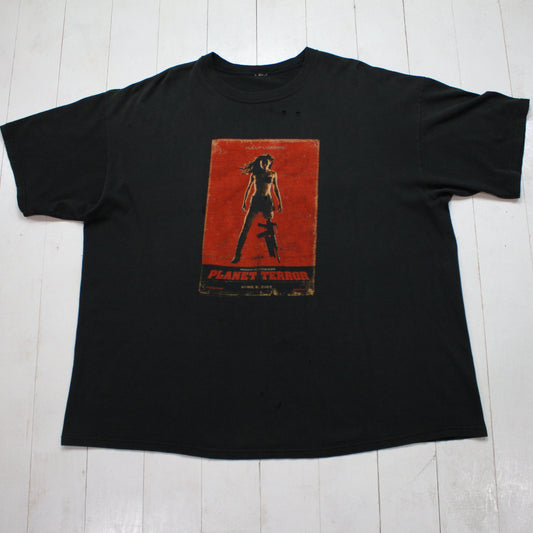 2000s 2007 Planet Terror Robert Rodriguez Grindhouse Movie T-Shirt Size XXL