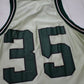 1990s Powers Spartans 35 Basketball Jersey Made in USA Size M/L