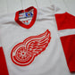 1990s CCM Detroit Red Wings Federov 91 NHL Hockey Replica Jersey Made in Canada Size S