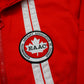 1980s Avon Experimental Aircraft Association Canada Patch Flight Cotton Nylon Shell Bomber Jacket Made in Canada Size M