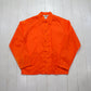 1970s/1980s Printwear Orange Nylon Coach Windbreaker Jacket Made in USA Size S/M