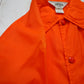 1970s/1980s Printwear Orange Nylon Coach Windbreaker Jacket Made in USA Size S/M