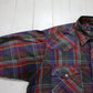 1990s/2000s W-B Westernwear Short Sleeve Plaid Snaps Western Shirt Size XL