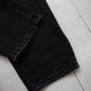 1990s Riders Faded Black Denim Jeans Made in USA Size 26x31