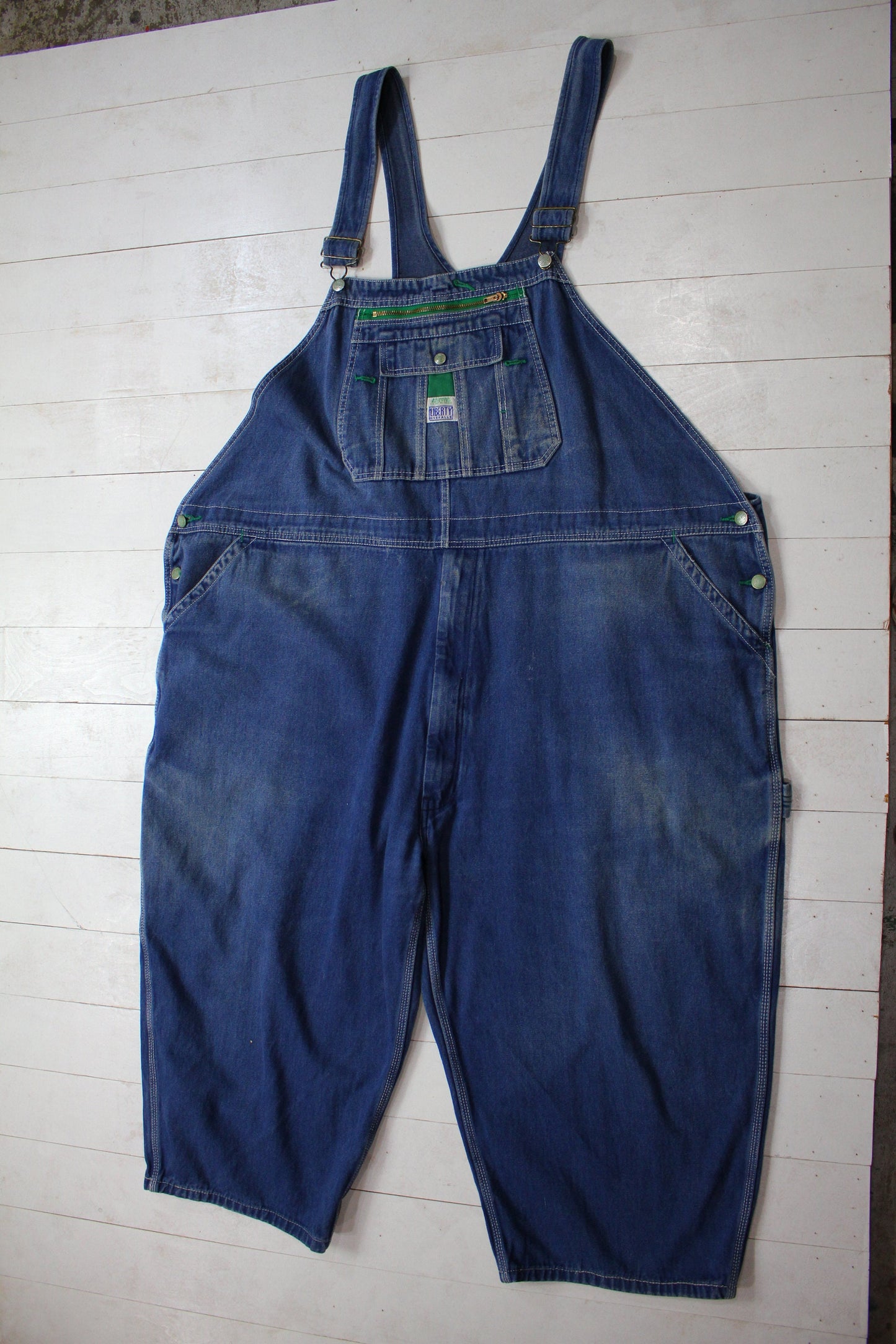 1990s/2000s Liberty Overalls Denim Overalls Size 56x20.5