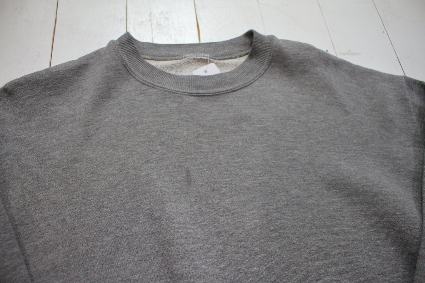 1990s/2000s Heather Grey Blank Sweatshirt Size M/L