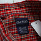 1990s/2000s Puritan Red Plaid Shortsleeve Button Down Shirt Size XL