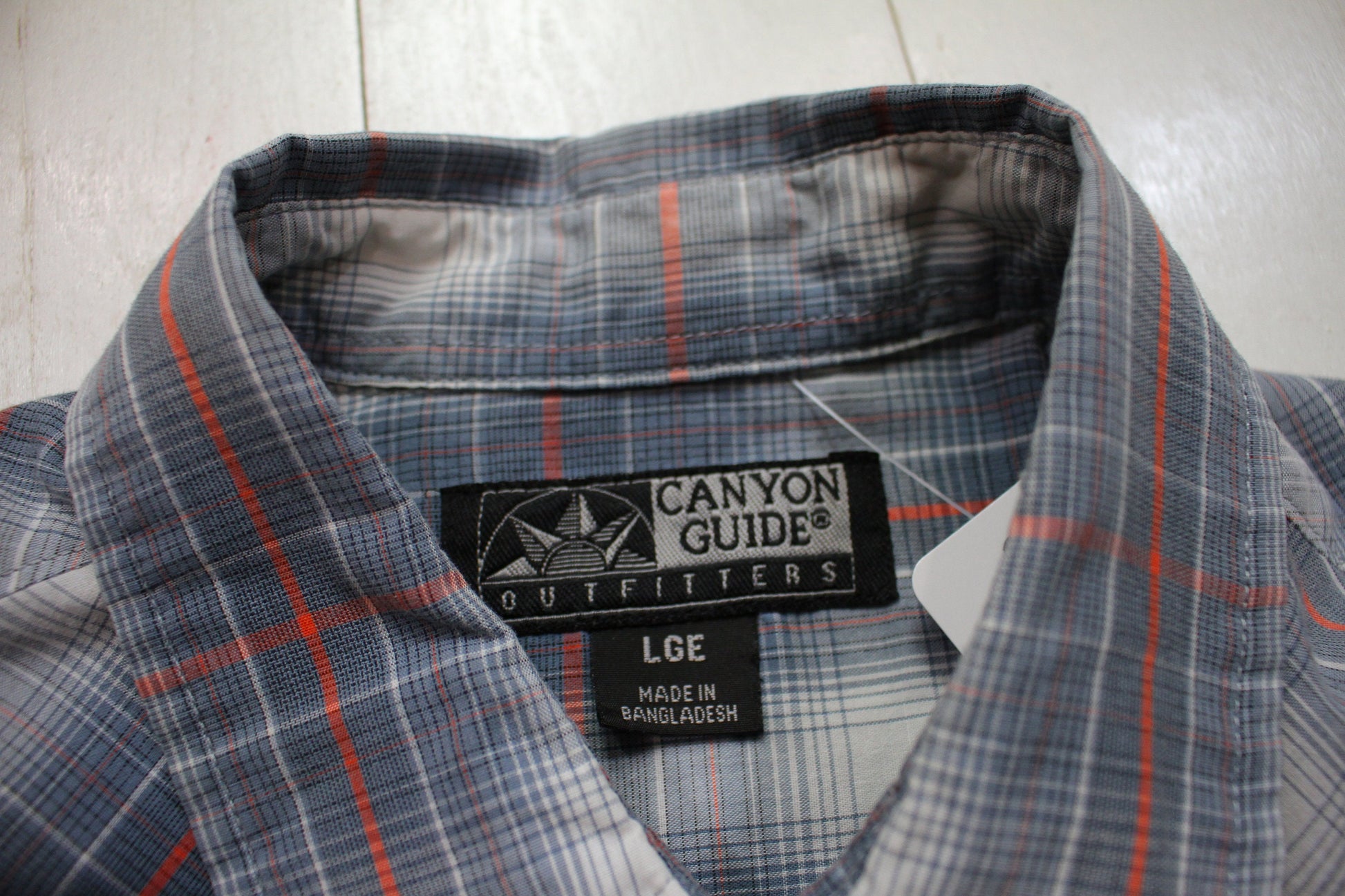 2000s/2010s Canyon Guide Outfitters Shortsleeve Western Shirt Size L