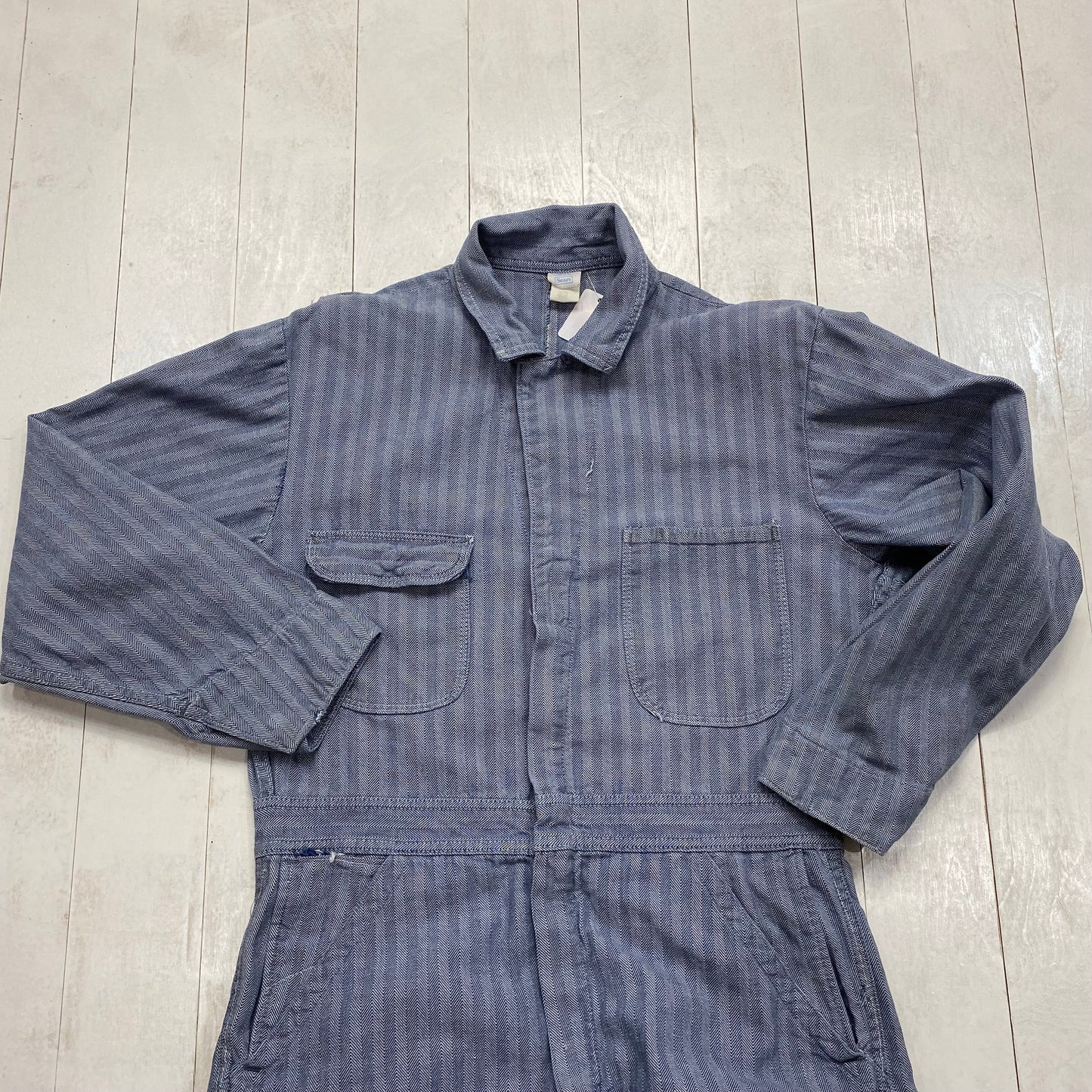 1970s Sears HBT Herringbone Twill Coveralls Made in USA Size M