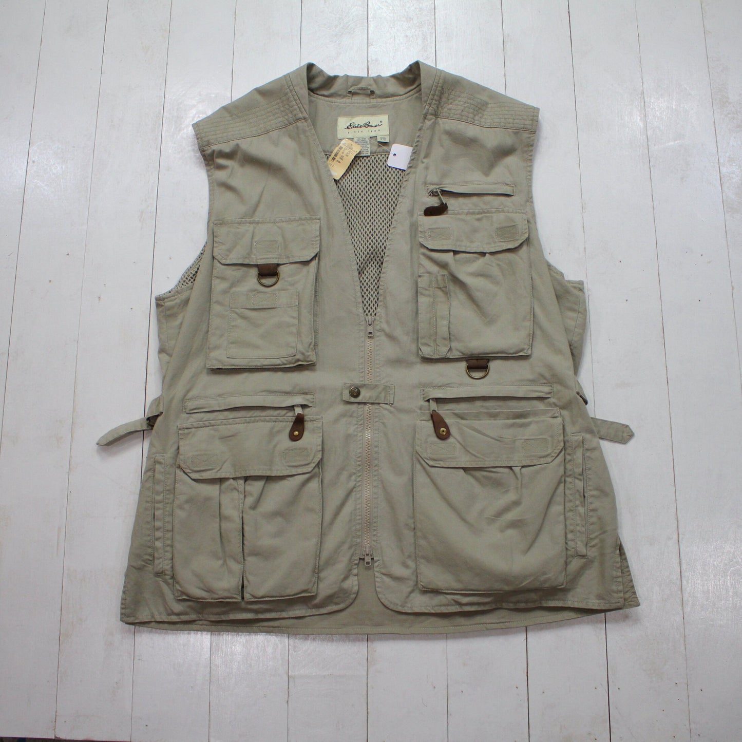 1990s/2000s NWT Eddie Bauer Fishing Vest Size L/XL