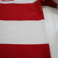 1990s/2000s Indiana University Striped Longsleeve Barbarian Rugby Shirt Made in Canada Size M