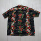 1990s Royal Creations Tropical Hibiscus Print Hawaiian Shirt Made in Hawaii Size XL