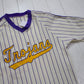 1980s MacGregor Sand-Knit Trojans 22 Baseball Jersey Made in USA Size S