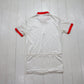 1980s/1990s Blank White Cycling Jersey Size S/M