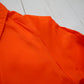 1970s/1980s Printwear Orange Nylon Coach Windbreaker Jacket Made in USA Size S/M