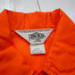 1970s/1980s Printwear Orange Nylon Coach Windbreaker Jacket Made in USA Size S/M