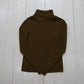 1990s/2000s Irvine Park Olive Green Merino Wool Turtleneck Sweater Women's Size M