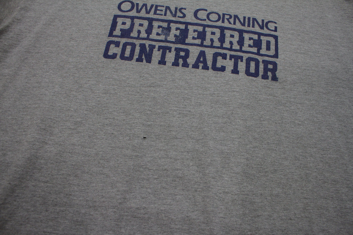 2000s Y2K Owens Corning Preferred Contractor Ringer T-Shirt Size XL