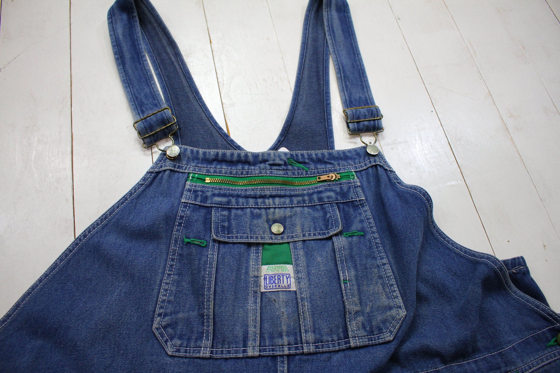 1990s/2000s Liberty Overalls Denim Overalls Size 56x20.5