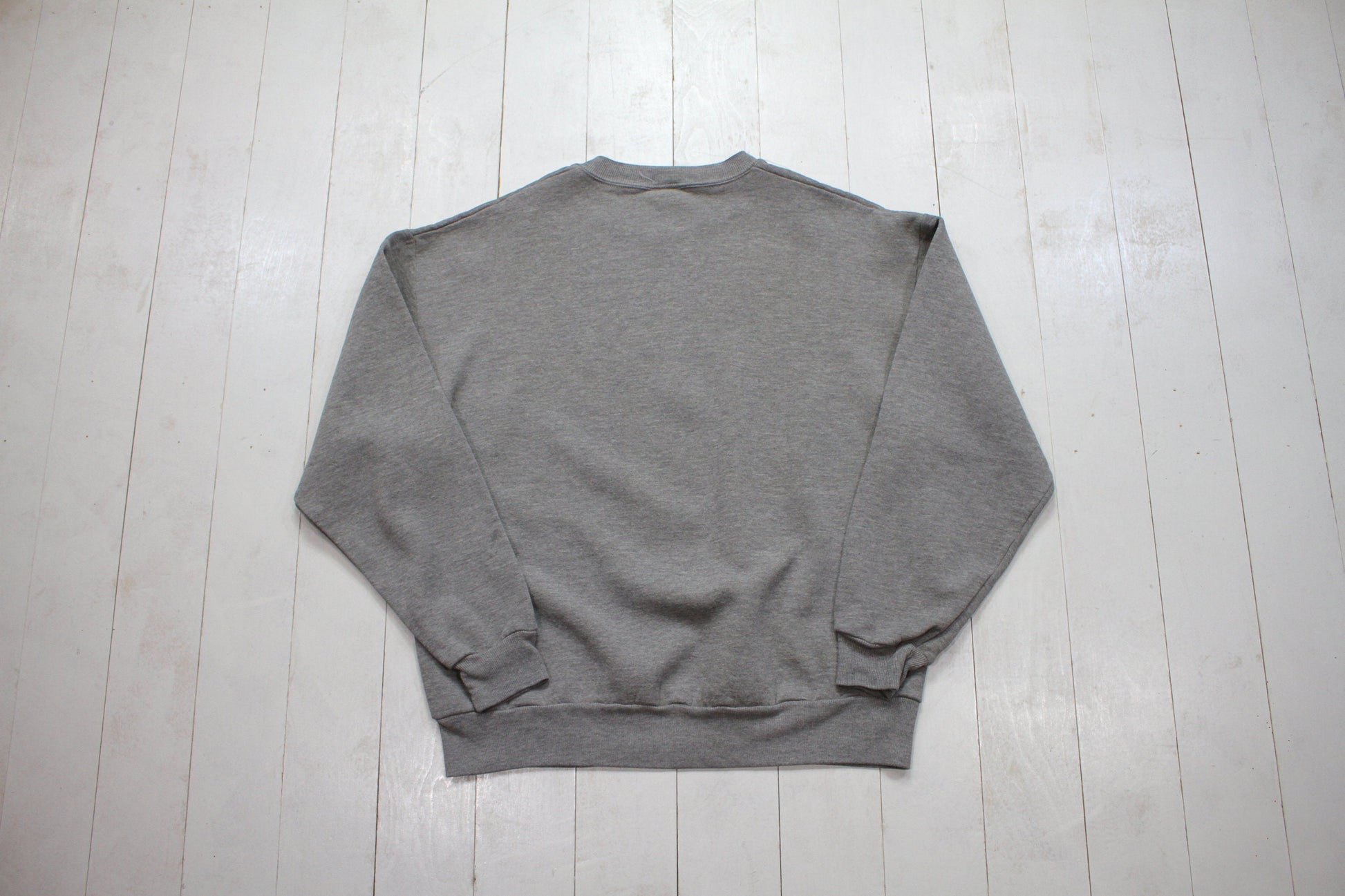 1990s/2000s Heather Grey Blank Sweatshirt Size M/L