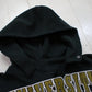 1990s/2000s Distressed University High School Football Hoodie Sweatshirt Size L