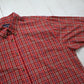 1990s/2000s Puritan Red Plaid Shortsleeve Button Down Shirt Size XL