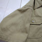 1970s US Military Shortsleeve Twill Khaki Uniform Shirt Size S/M