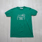 1980s/1990s Penman's Waterloo Rural Pursuit Green Ringer T-Shirt Made in Canada Size M