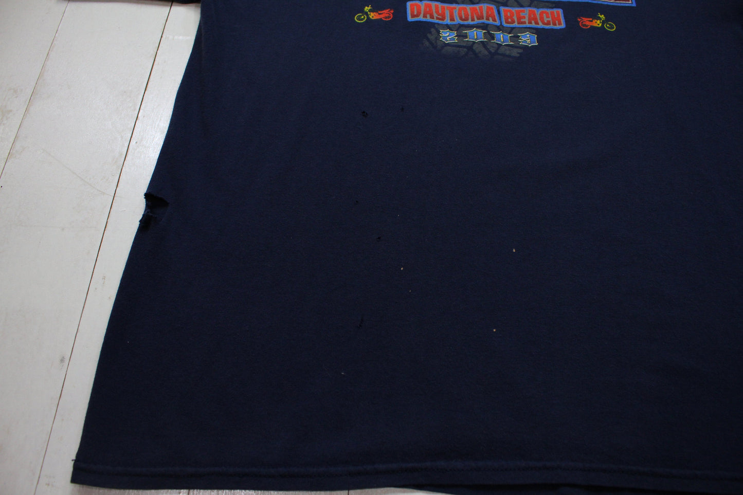 2000s 2009 Roadkill Grill Bike Week Daytona Beach Florida T-Shirt Size L