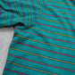 1980s Chaps Ralph Lauren Striped Shortsleeve Polo Shirt Size M/L