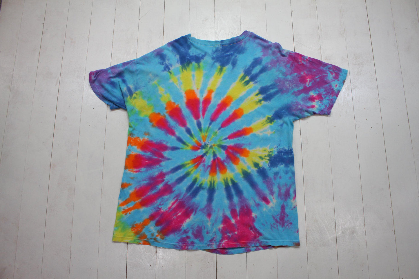 1990s 1995 Distressed Dred Bob Tie Dye T-Shirt Scott Hendricks Size XL